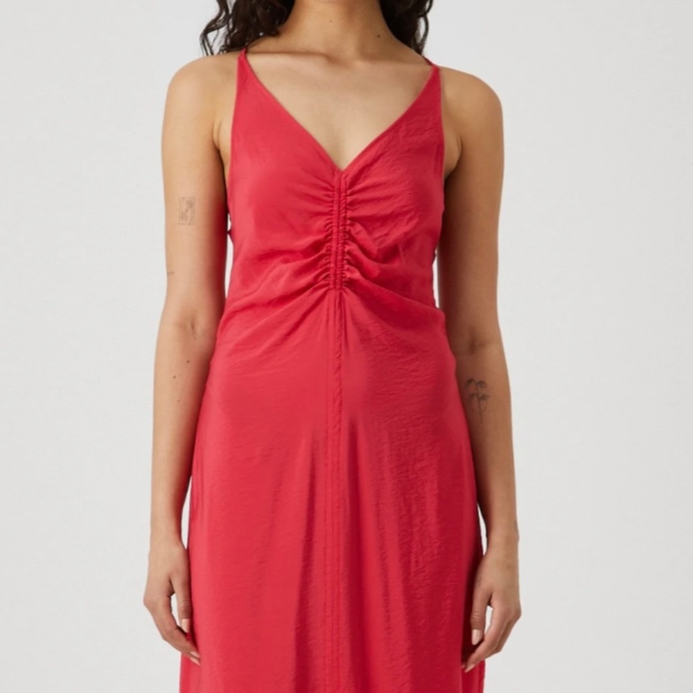 Gap STRAPPY BACK - Day dress - red